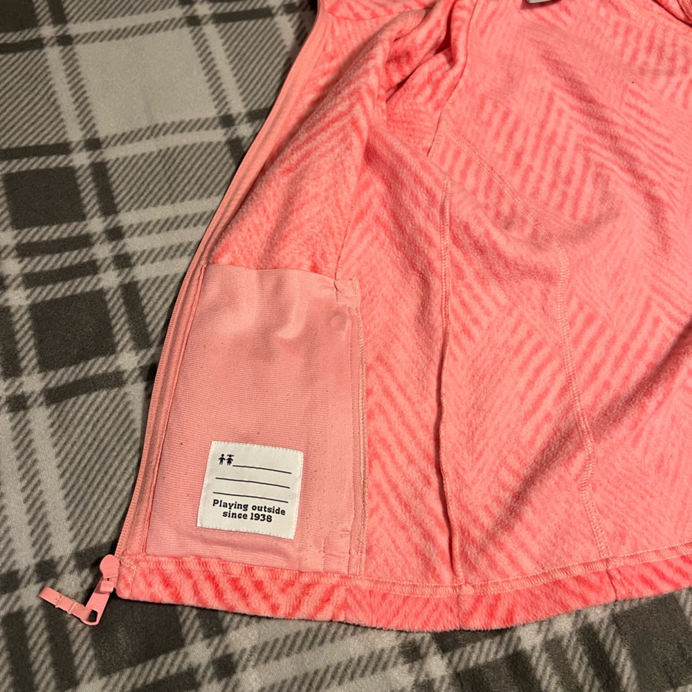 Columbia Coral Chevron Fleece Jacket Girls Medium - Picture 7 of 13